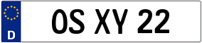 Truck License Plate